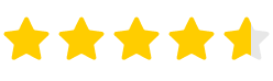 4.5 stars from 5