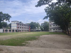 School Building along with Playground
